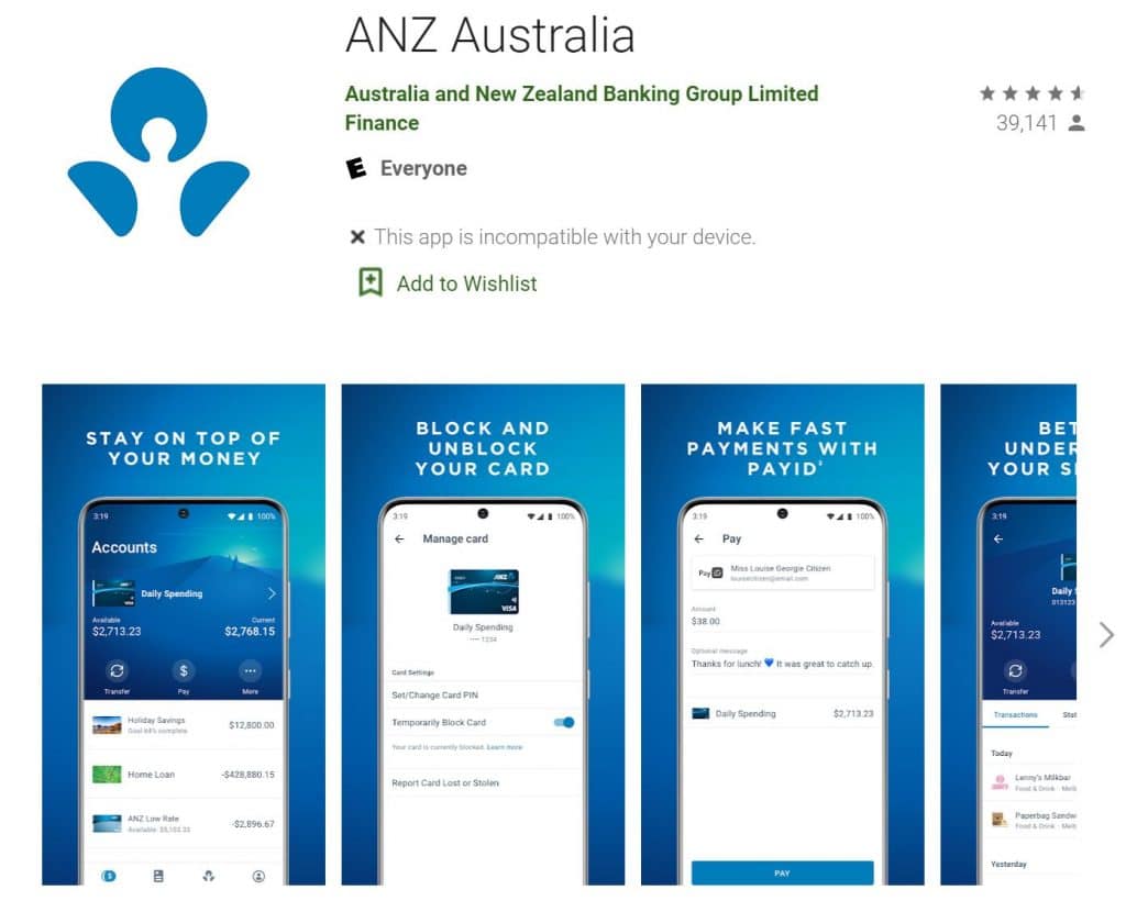 how to get crn number anz without app