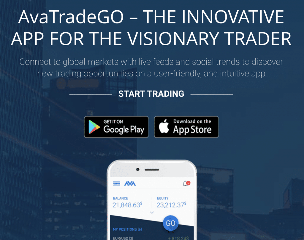 AvaTrade mobile app