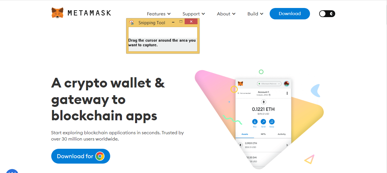 MetaMask Home Page