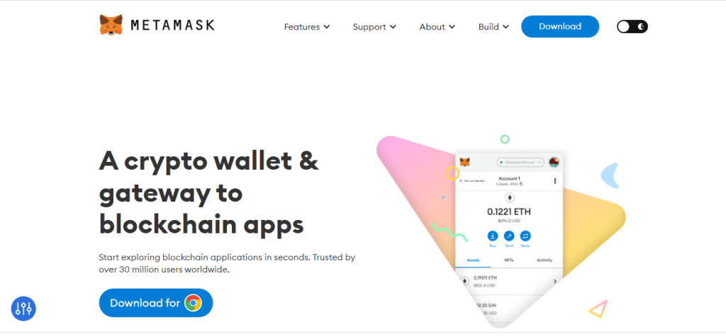 Metamask Home Page