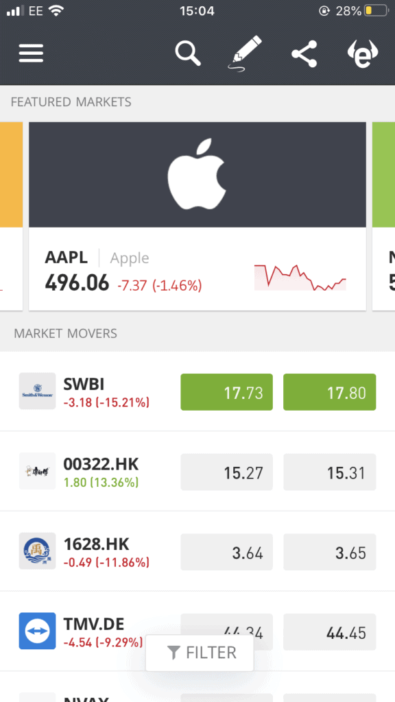 paper trading app