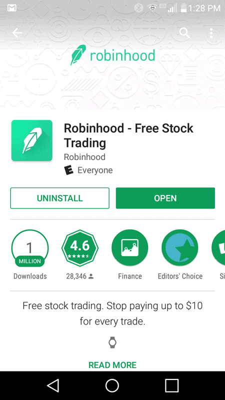 Robinhood google play
