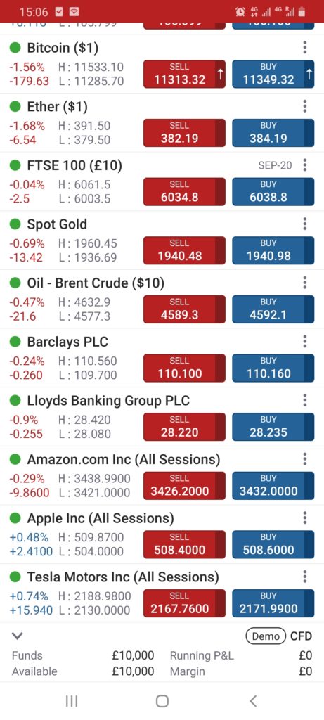 IG stock trading app