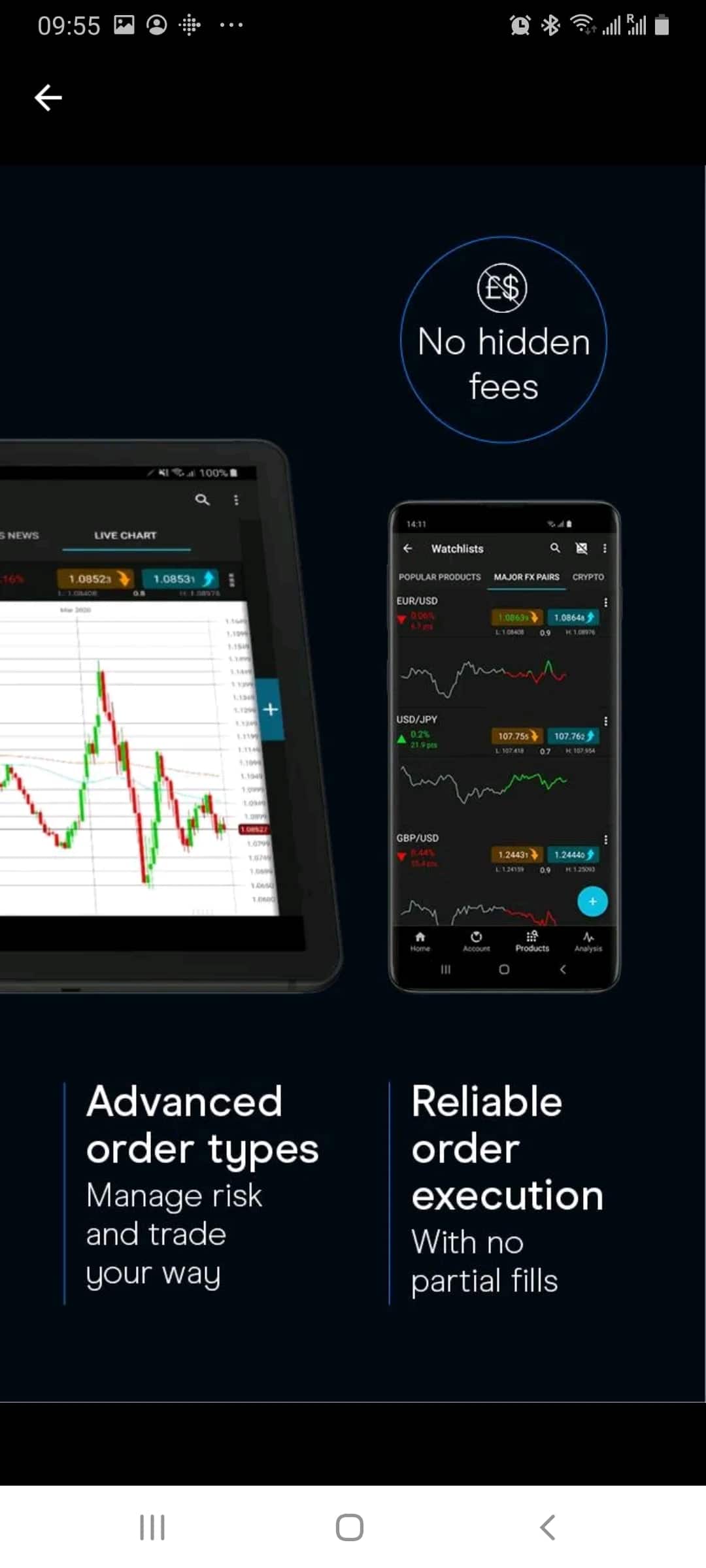 E-Trade app screenshot