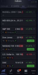 Libertex Indices Trading