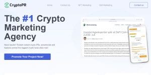 CryptoPR Homepage