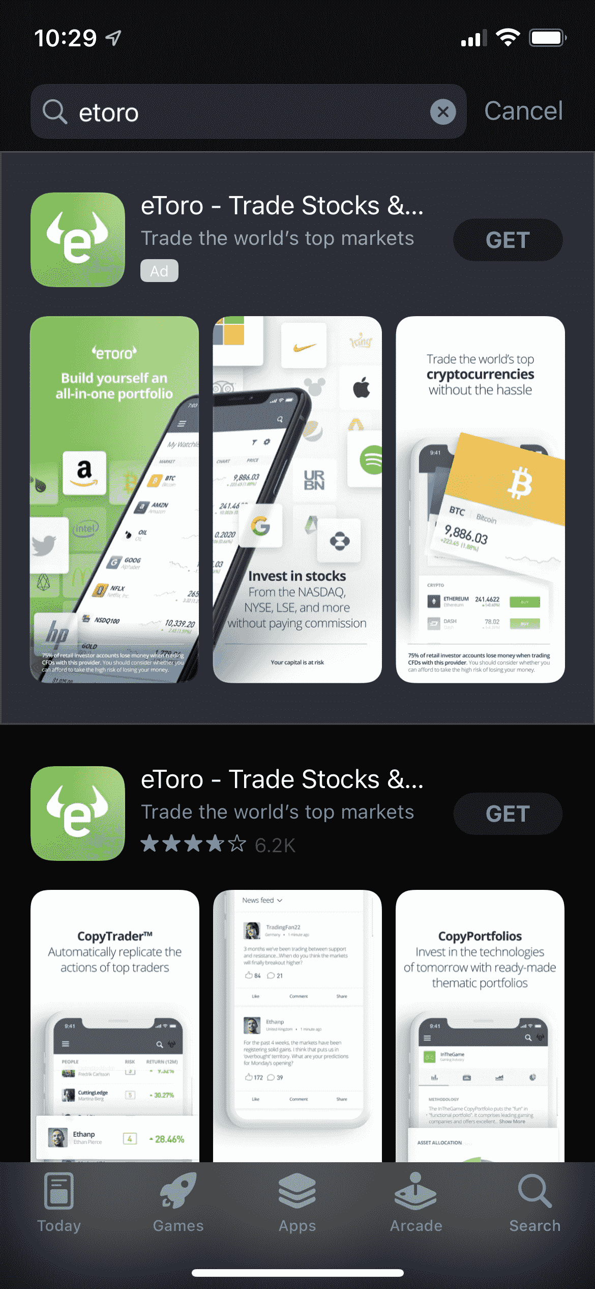 etoro app download