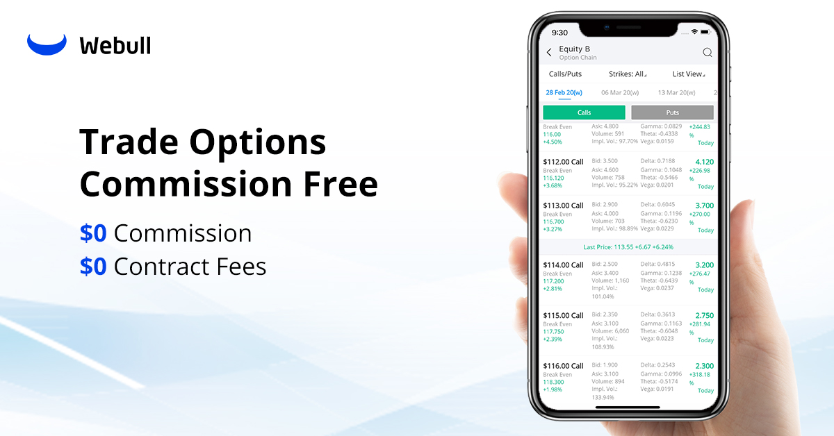 App for trading options 