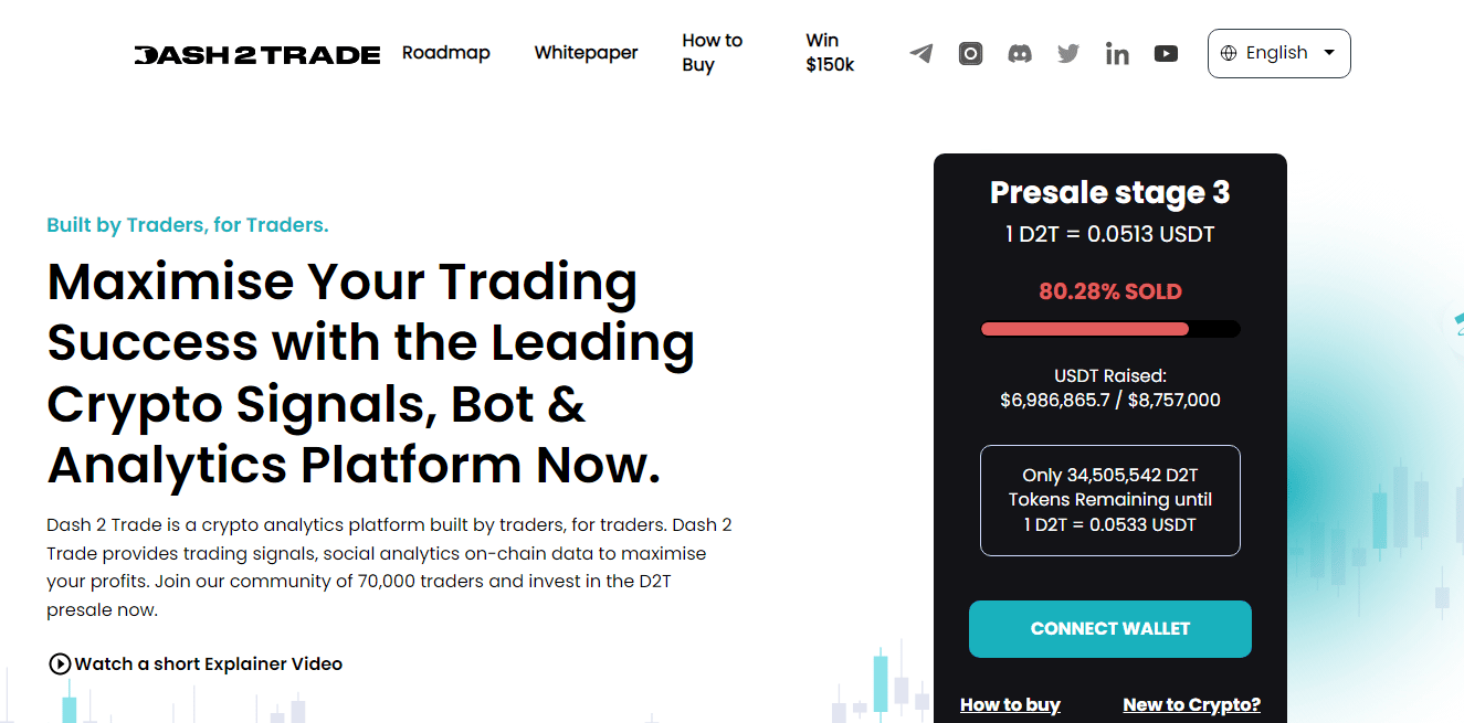 Dash2Trade Presale 3