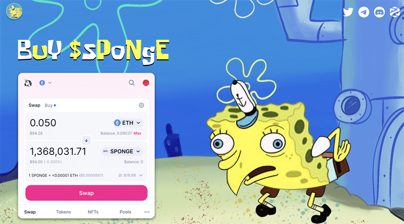 spongebob homepage