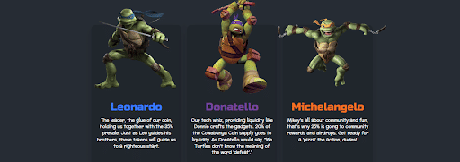 Turtles on Cowabunga