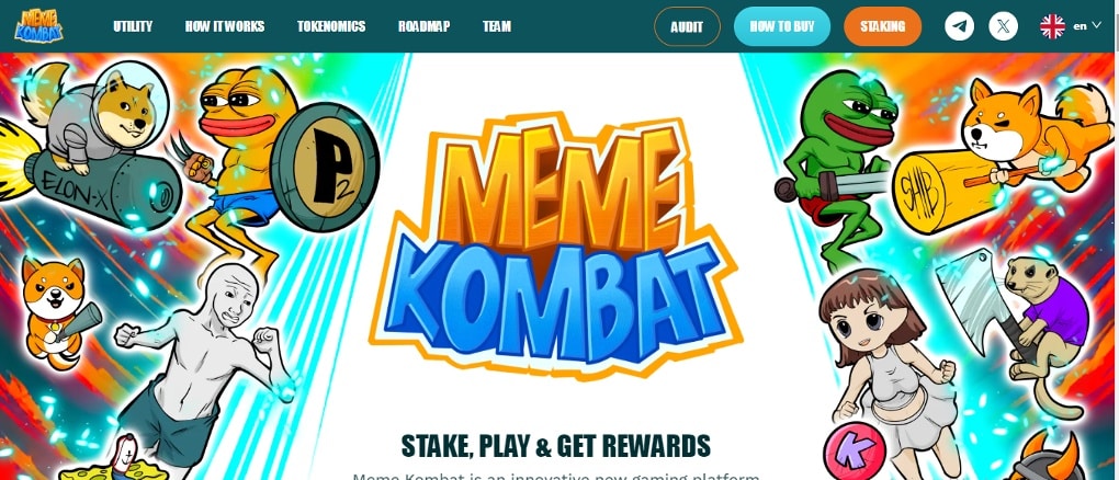 meme kombat homepage