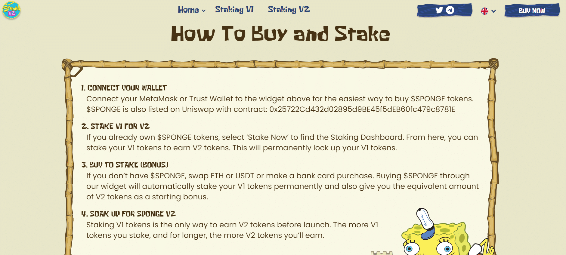 How to stake