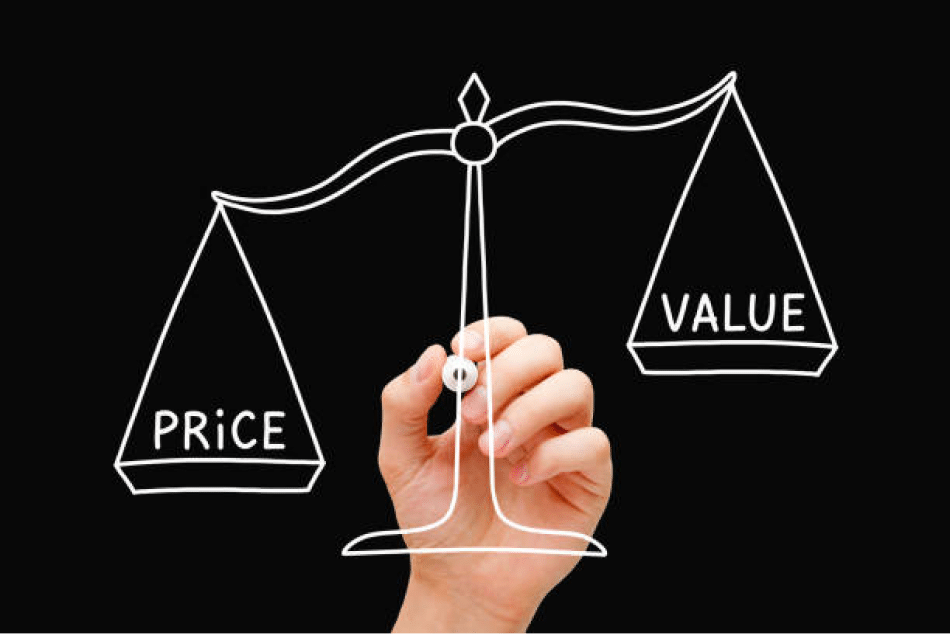 Price value scale
