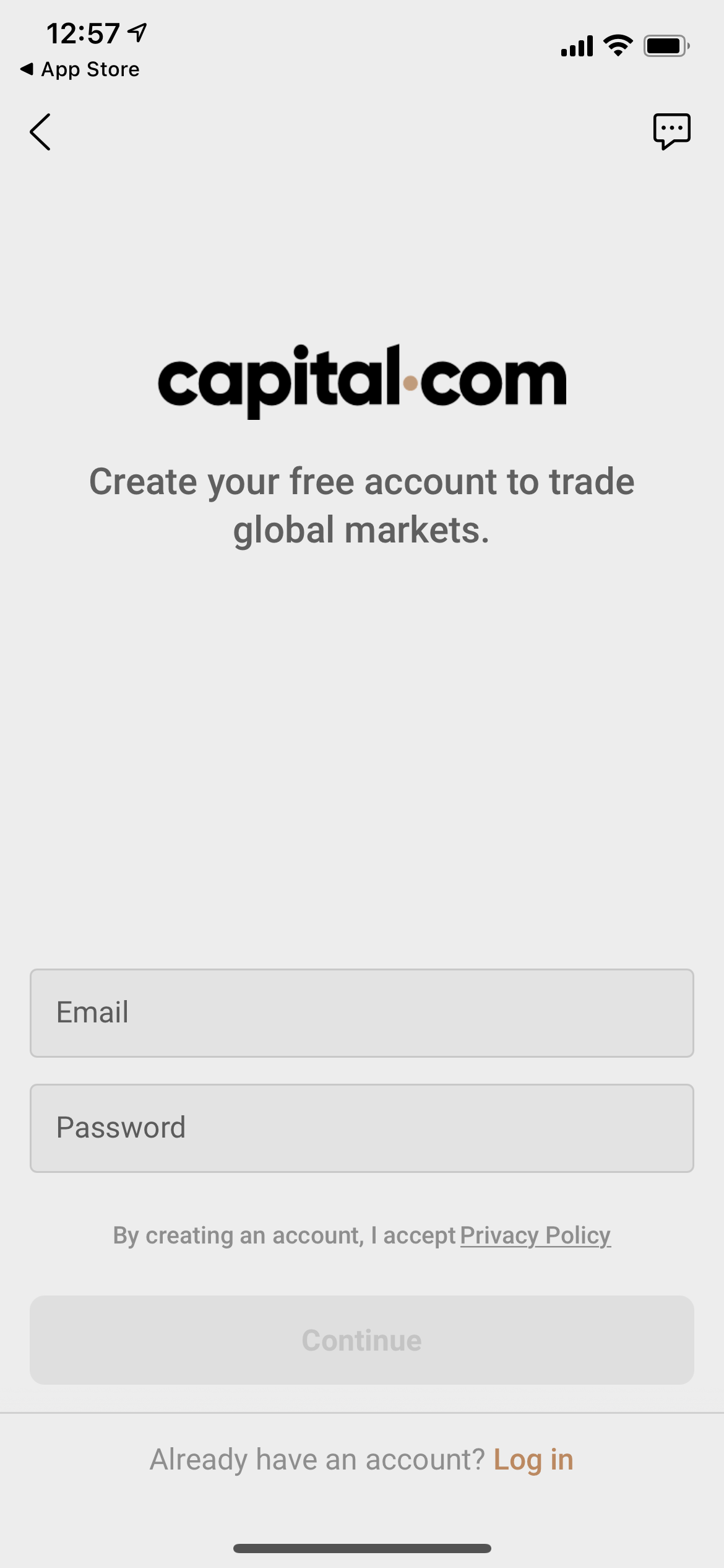 capital.com log in